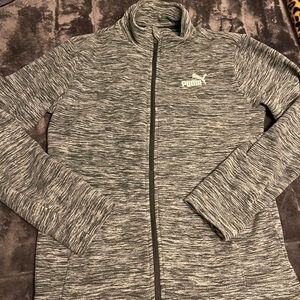 Puma Gray Full-Zip Jacket
